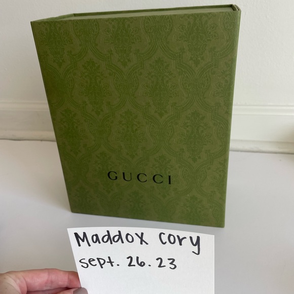 GG MARMONT SMALL SHOULDER BAG BLACK LEATHER - Picture 14 of 14